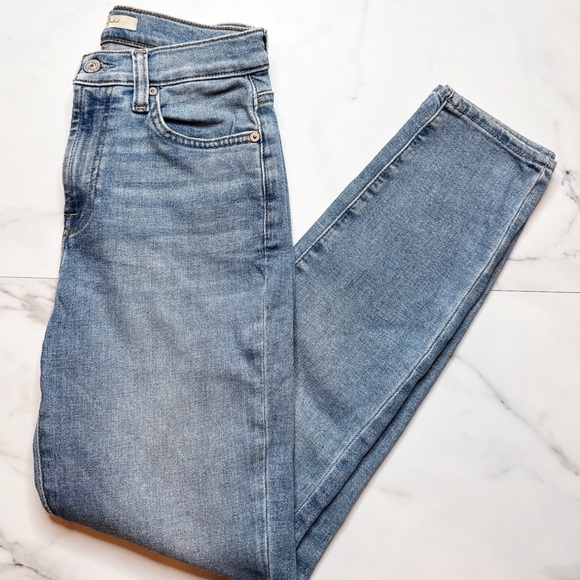 7 For All Mankind High Waist Ankle Gwenevere Jeans - Picture 1 of 5